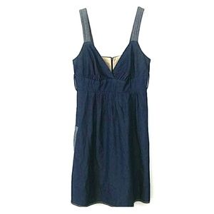Voom joy Han denim halter sun dress